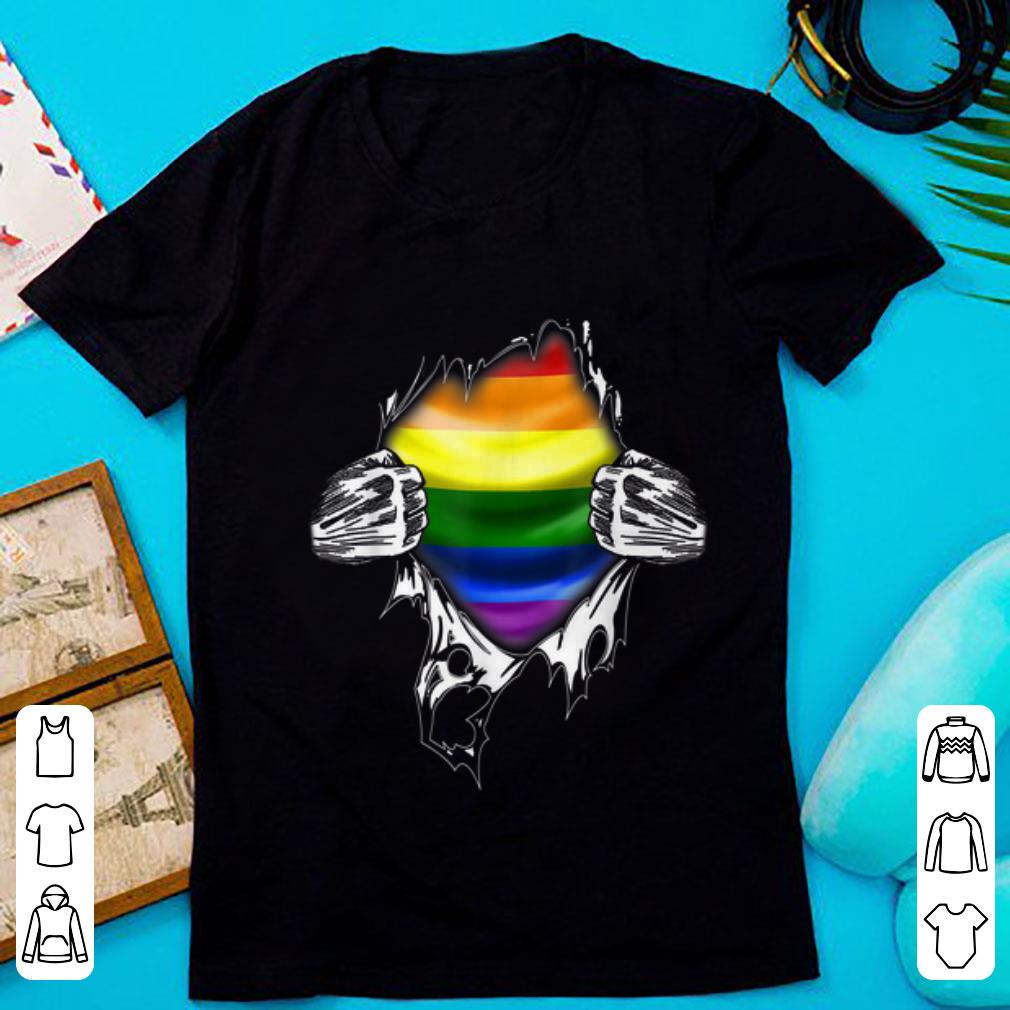 Original Superhero Ripped LGBT Gay Pride shirt 1 - Original Superhero Ripped LGBT Gay Pride shirt