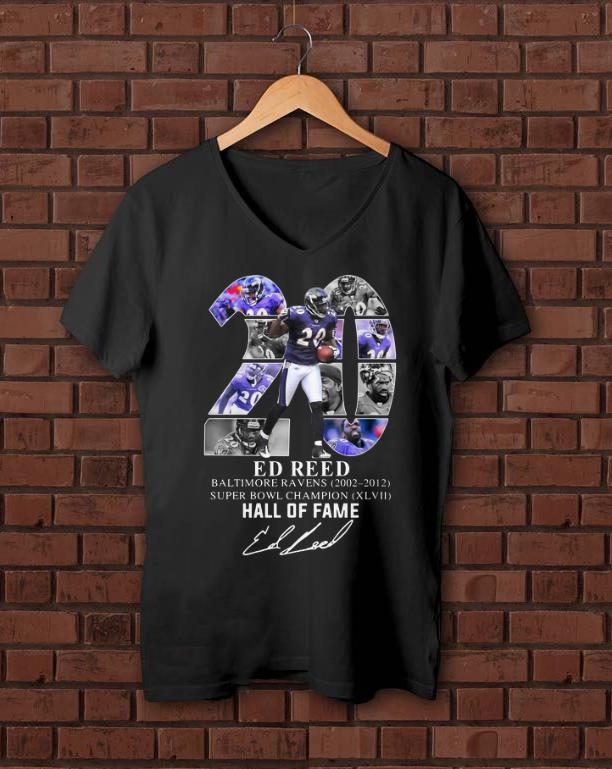 Premium 20 Ed Reed Baltimore Ravens 2002 2012 Super Bowl Champion Hall Of Fame shirt 1 - Premium 20 Ed Reed Baltimore Ravens 2002-2012 Super Bowl Champion Hall Of Fame shirt