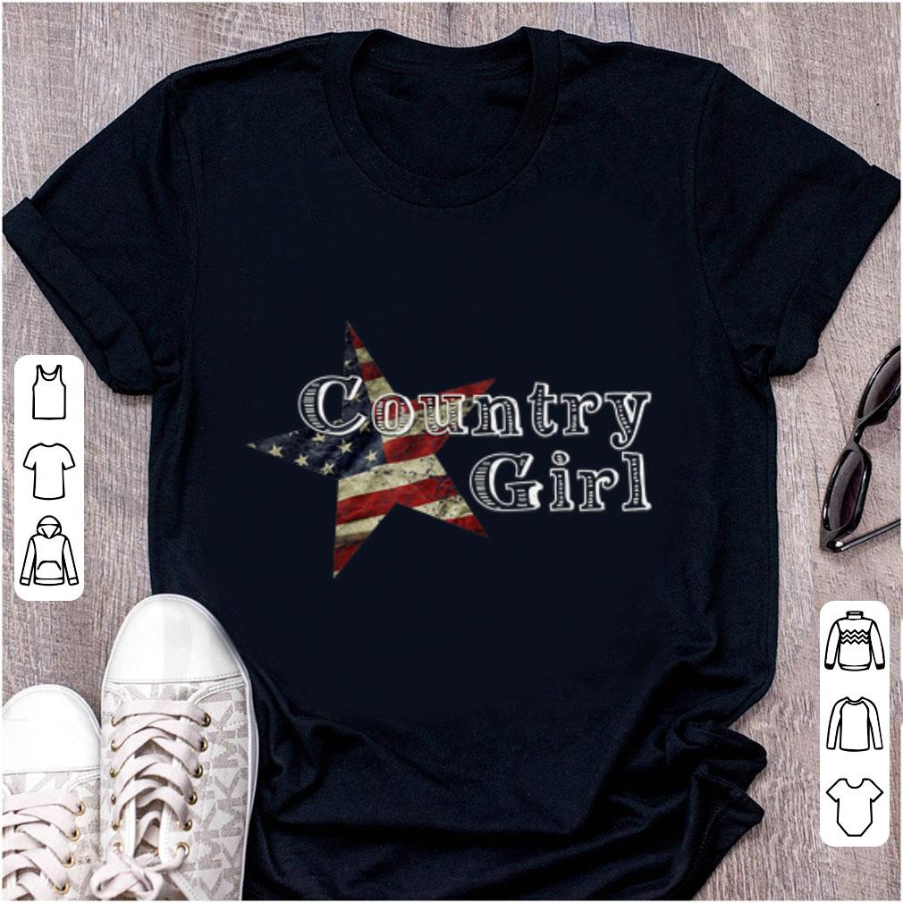 Premium Country Girl American Star shirt 1 - Premium Country Girl American Star shirt