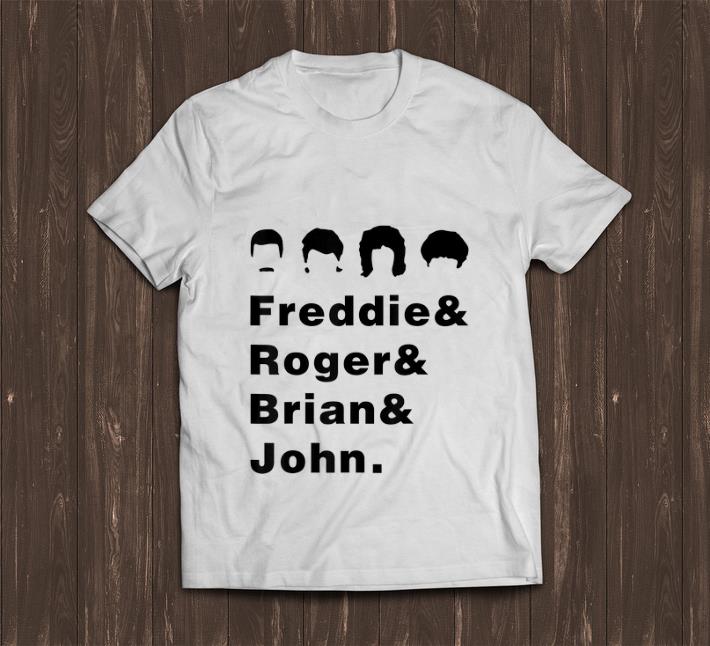 Premium Queen Freddie Roger Brian And John shirt 1 - Premium Queen Freddie Roger Brian And John shirt