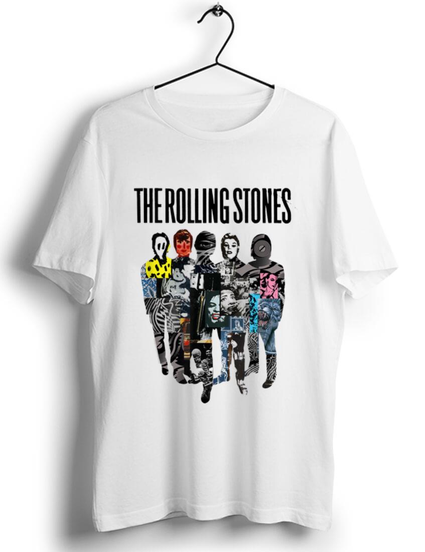 Premium Rolling Stones Official Silhouette Collage shirt 1 - Premium Rolling Stones Official Silhouette Collage shirt