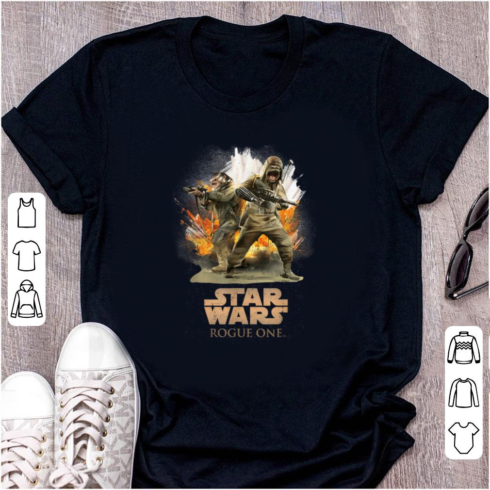 Premium Star Wars Rogue One Pao and Bistan Battle shirt 1 - Premium Star Wars Rogue One Pao and Bistan Battle shirt