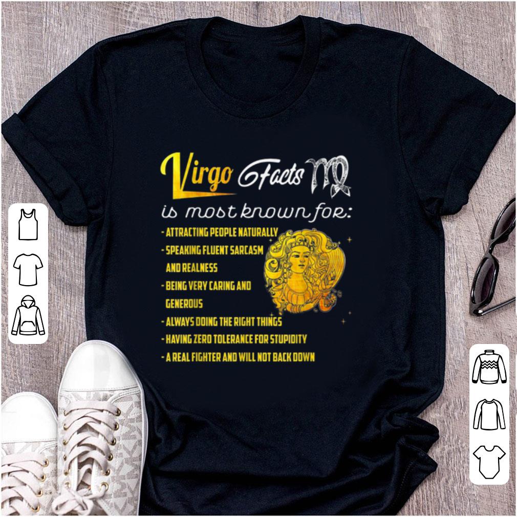 Premium Virgo Facts Is Most Know For Attracting People Naturally shirt 1 - Premium Virgo Facts Is Most Know For Attracting People Naturally shirt