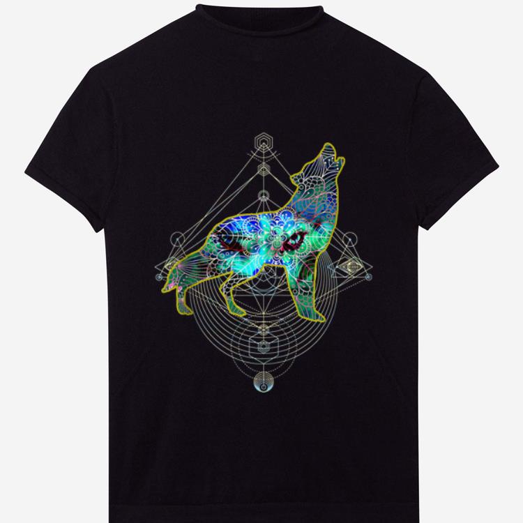 Premium Wolf Eye Geometric Mandala Pattern shirt 1 - Premium Wolf Eye Geometric Mandala Pattern shirt