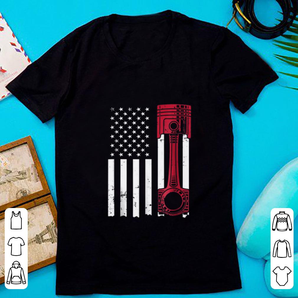 Pretty American Flag Piston Muscle Car shirt 1 - Pretty American Flag Piston Muscle Car shirt