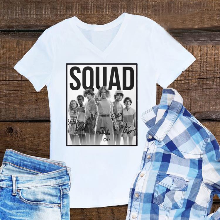 Awesome Characters Signatures Squad Stranger Things 3 shirt 1 - Awesome Characters Signatures Squad Stranger Things 3 shirt