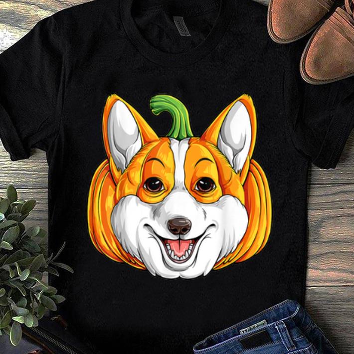 Awesome Corgi Pumpkin Halloween Gifts Dog Lover Men Thanksgiving shirt 1 - Awesome Corgi Pumpkin Halloween Gifts Dog Lover Men Thanksgiving shirt