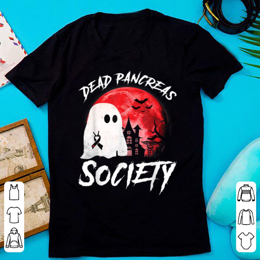Awesome Dead Pancreas Society Diabetes Awareness Blood Moon Halloween shirt 1 - Awesome Dead Pancreas Society Diabetes Awareness Blood Moon Halloween shirt