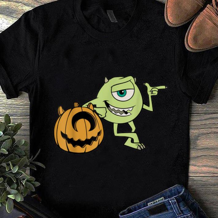 Awesome Disney PIXAR Mike Halloween Pumpkin Pose shirt 1 - Awesome Disney PIXAR Mike Halloween Pumpkin Pose shirt