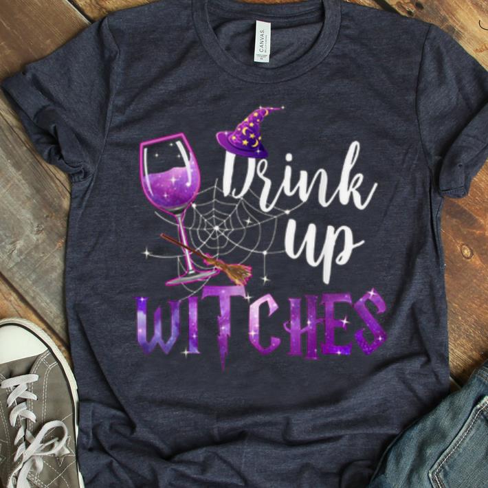 Awesome Drink Up Witches Halloween Drinking Witch And Wine shirt 1 - Awesome Drink Up Witches Halloween Drinking Witch And Wine shirt