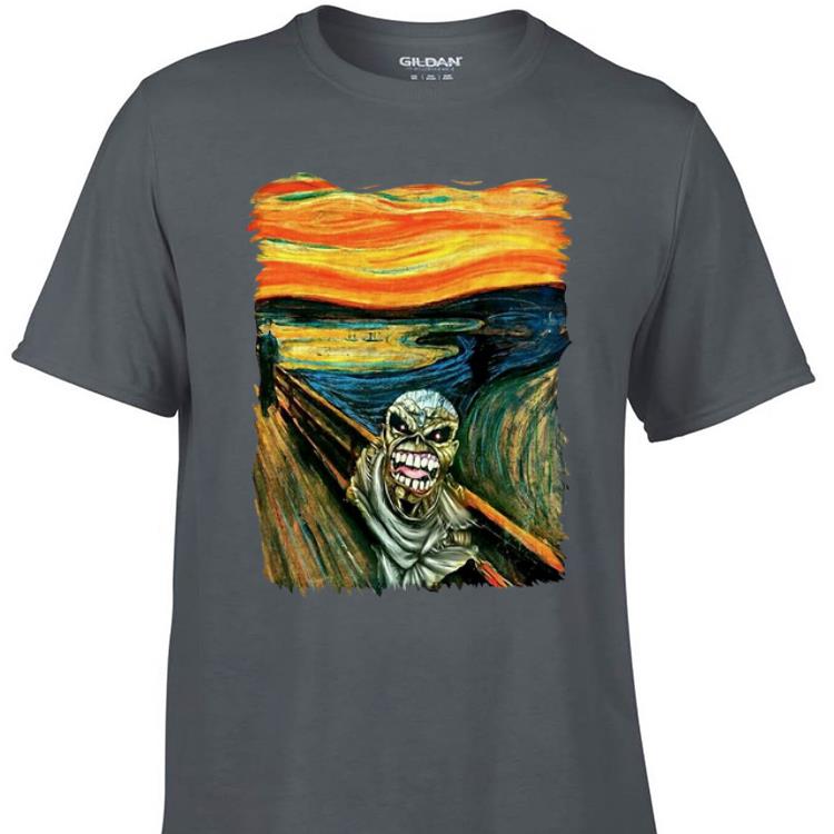 Awesome Iron Maiden Eddie Meets Van Gogh shirt 1 - Awesome Iron Maiden Eddie Meets Van Gogh shirt