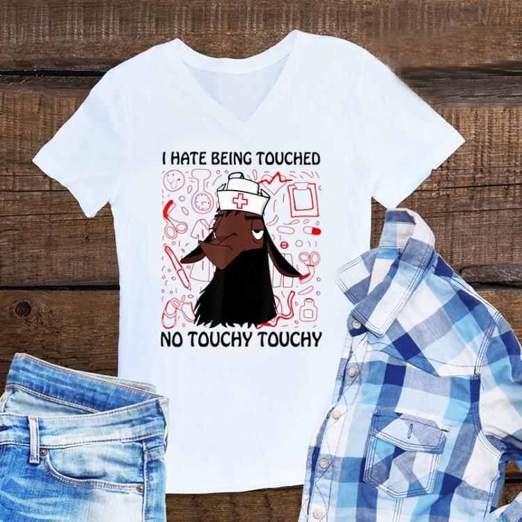 Awesome Llama Nurse I Hate Being Touched No Touchy Touchy shirt 1 - Awesome Llama Nurse I Hate Being Touched No Touchy Touchy shirt