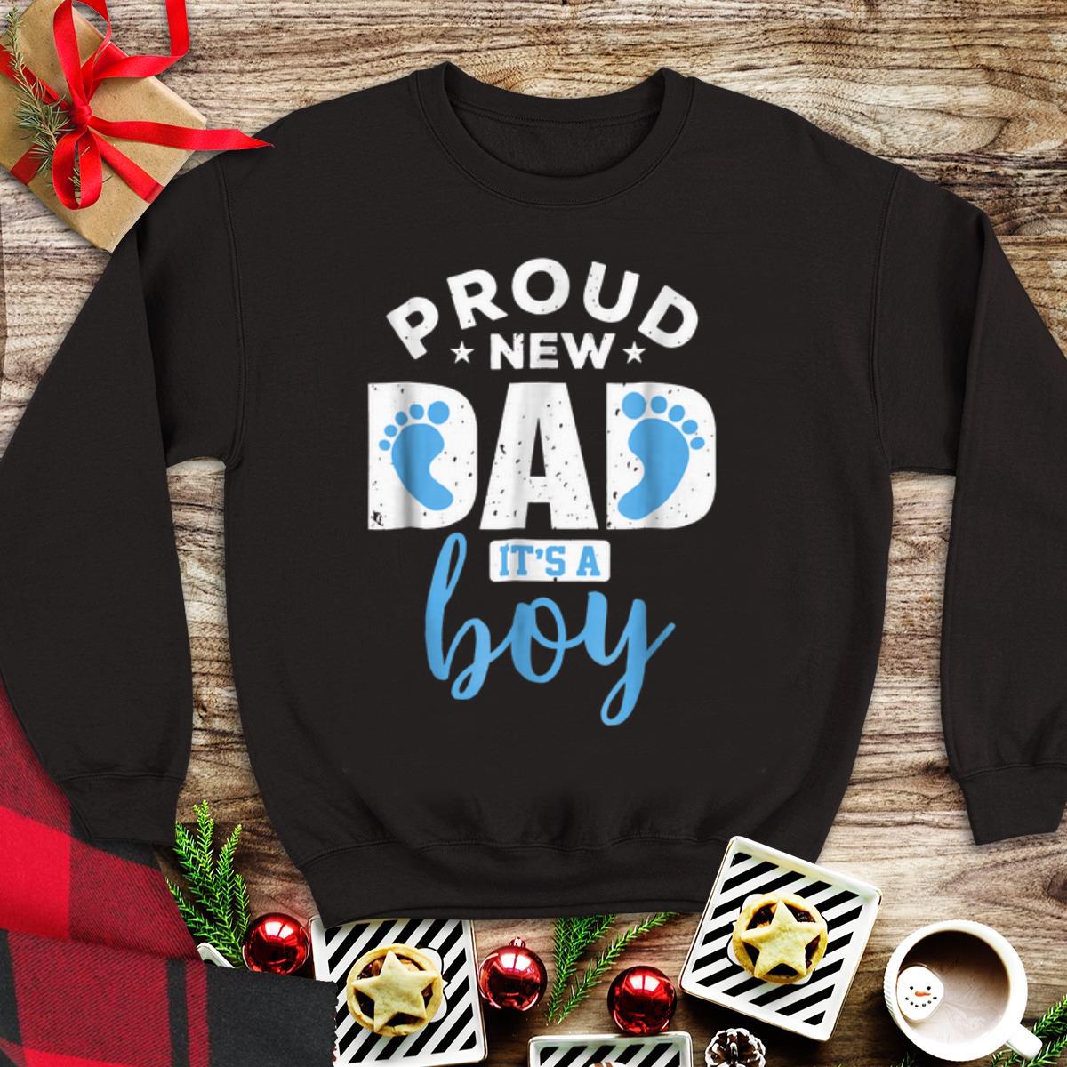 Awesome Proud New Dad it s A Boy shirt 1 - Awesome Proud New Dad it's A Boy shirt