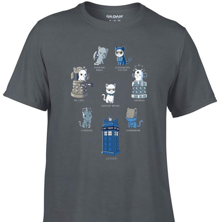 Awesome Purring Angel Clockwork Kitten Da Lick Catvros Doctor Meow shirt 1 - Awesome Purring Angel Clockwork Kitten Da Lick Catvros Doctor Meow shirt