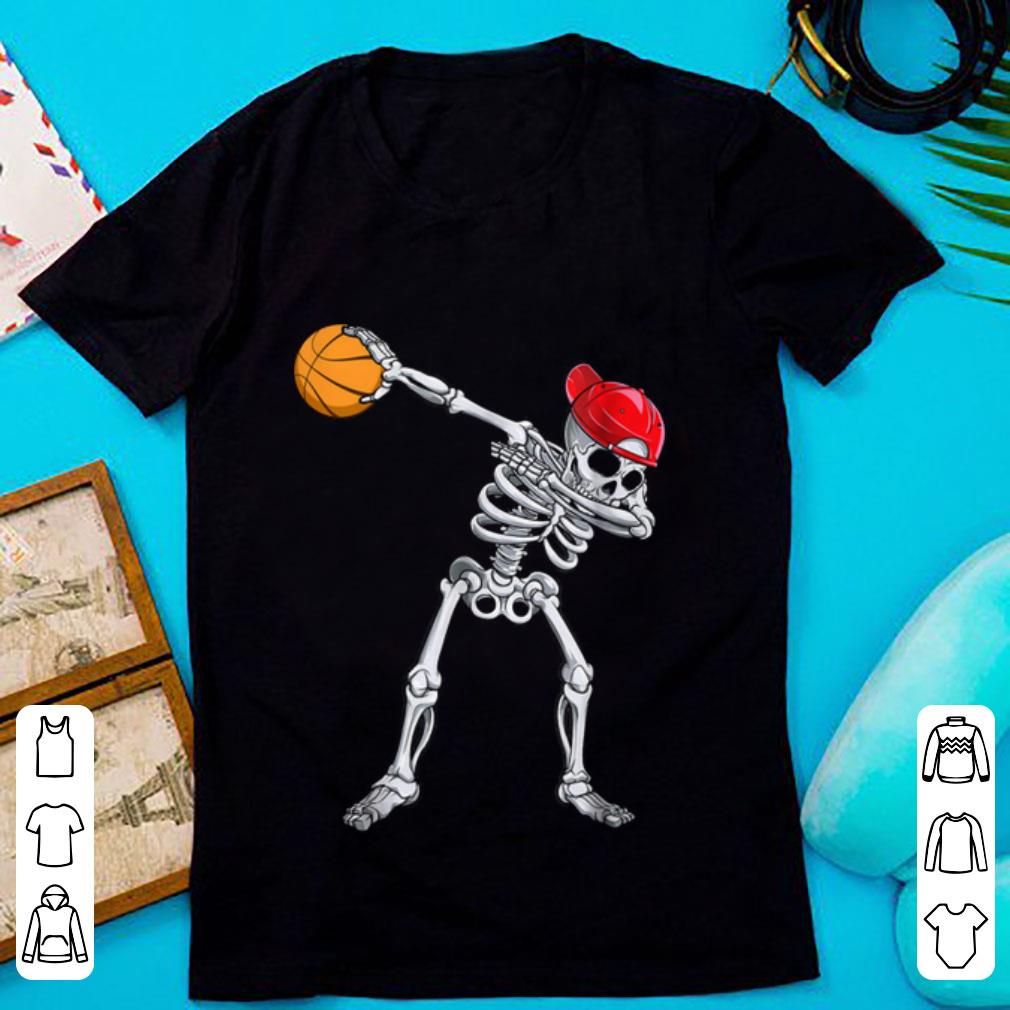 Awesome Skeleton Dabbing Basketball Halloween Costume Gift shirt 1 - Awesome Skeleton Dabbing Basketball Halloween Costume Gift shirt