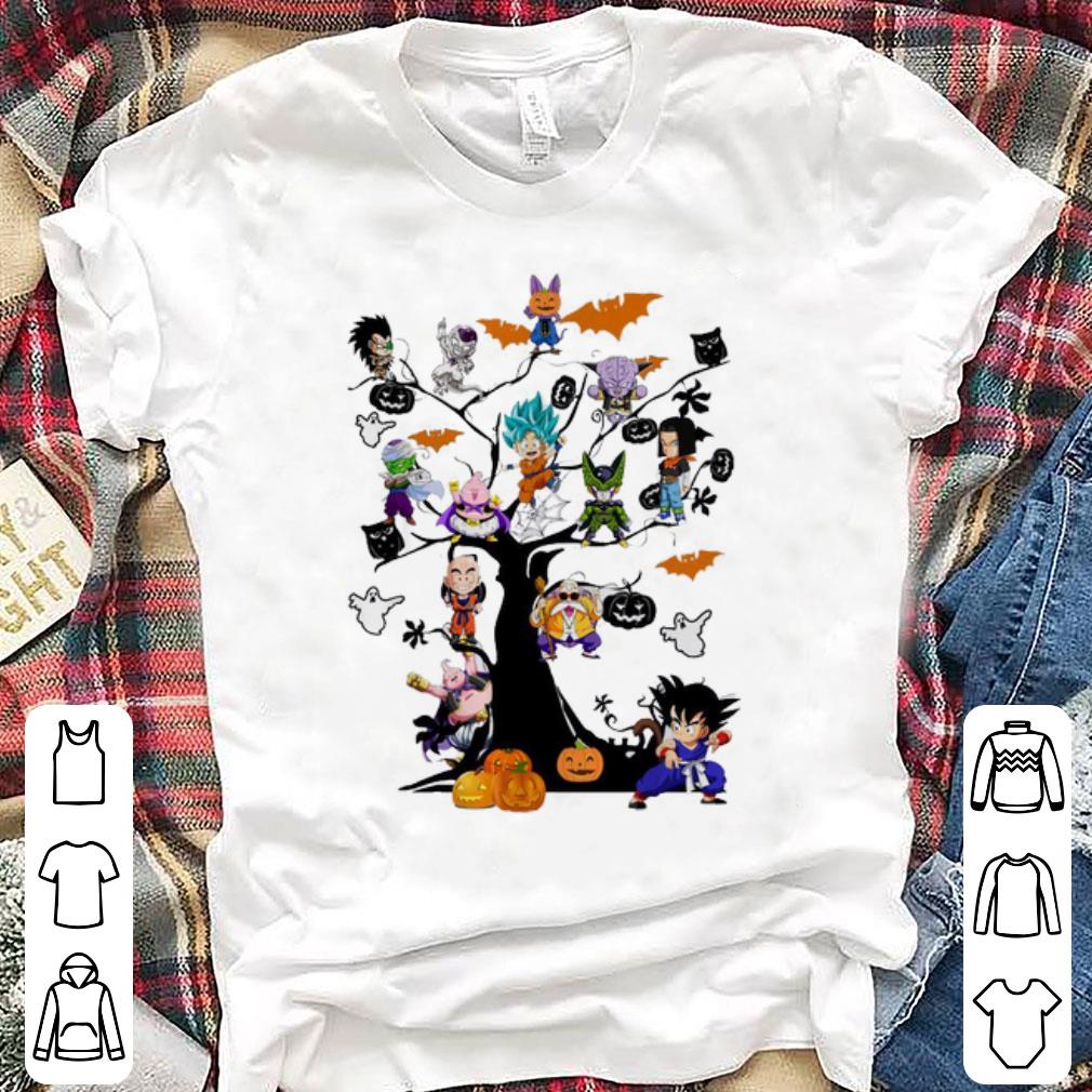 Awesome Son Goku Dragon Ball Character On The Halloween Tree shirt 1 - Awesome Son Goku - Dragon Ball Character On The Halloween Tree shirt