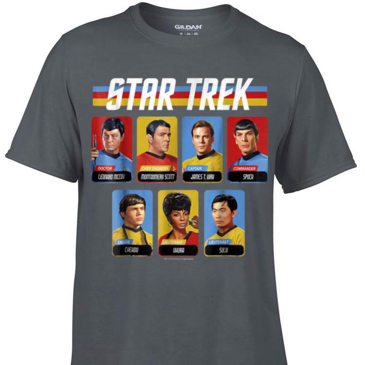 Awesome Star Trek Original Series Crew Retro Rainbow shirt 1 - Awesome Star Trek Original Series Crew Retro Rainbow shirt