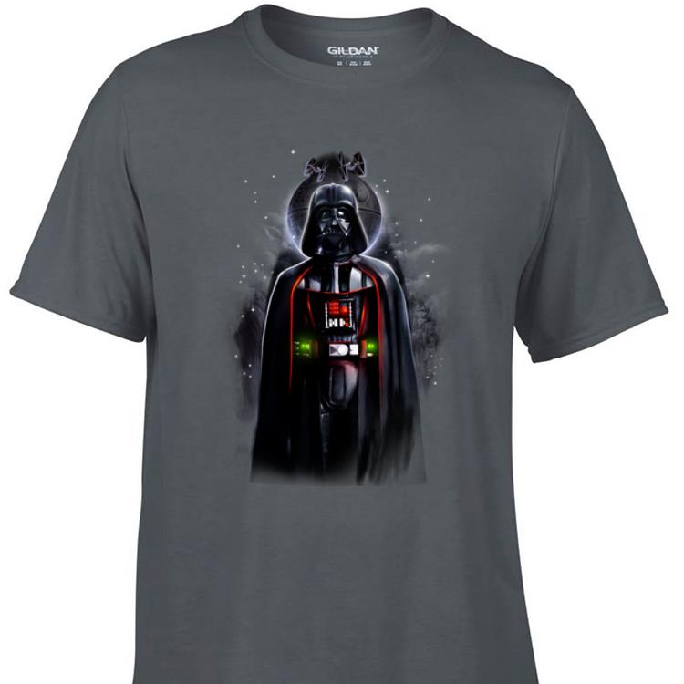 Awesome Star Wars Darth Vader With Death Star Portrait shirt 1 - Awesome Star Wars Darth Vader With Death Star Portrait shirt