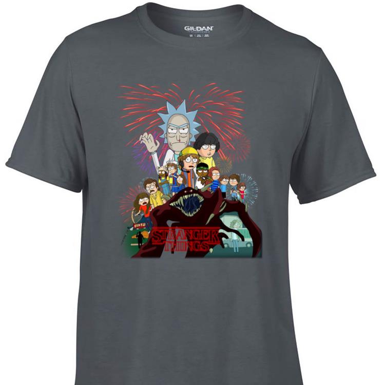 Awesome Stranger Things Rick And Morty Version shirt 1 - Awesome Stranger Things Rick And Morty Version shirt