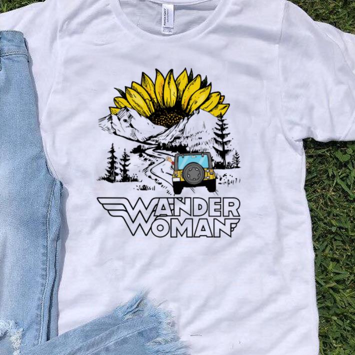 Awesome Sunflower Jeep Wander Woman shirts 1 - Awesome Sunflower Jeep Wander Woman shirts