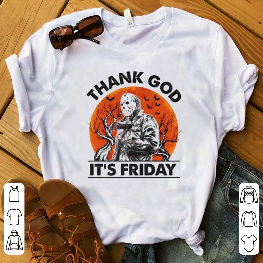 Awesome Thank God It s Friday Jason Voorhees shirt 1 - Awesome Thank God It's Friday Jason Voorhees shirt