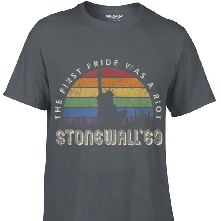 Awesome The First Pride Was a Riot Stonewall 1969 Vintage shirt 1 - Awesome The First Pride Was a Riot Stonewall 1969 Vintage shirt