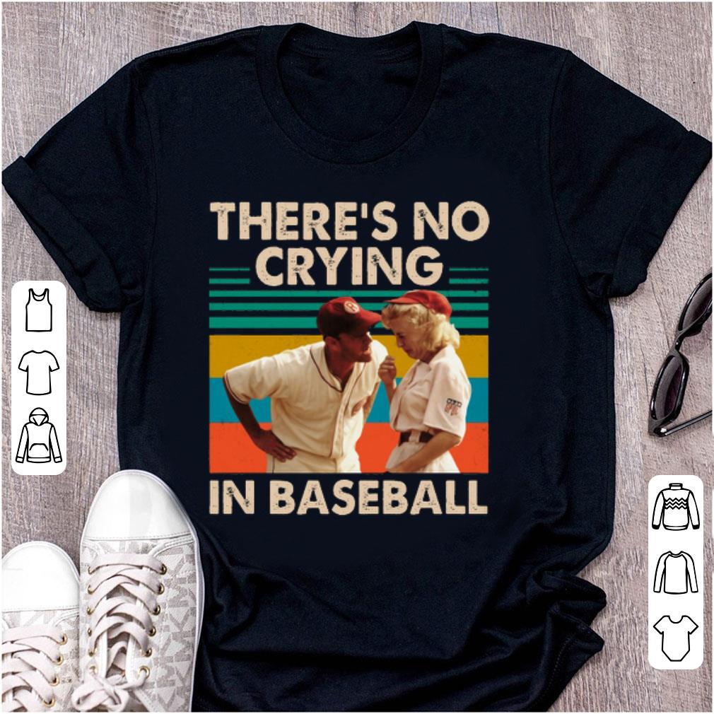 Awesome Vintage There s No Crying In Baseball Tom Hanks shirt 1 2 - Awesome Vintage There's No Crying In Baseball Tom Hanks shirt