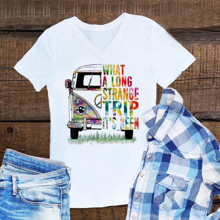 Awesome What A Long Strange Trip It s Been Hippie Bus shirt 1 - Awesome What A Long Strange Trip It's Been Hippie Bus shirt