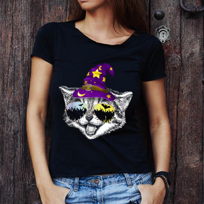 Beautiful Funny Black Scary Cat Halloween For Kitty Lover shirt 1 - Beautiful Funny Black Scary Cat Halloween For Kitty Lover shirt