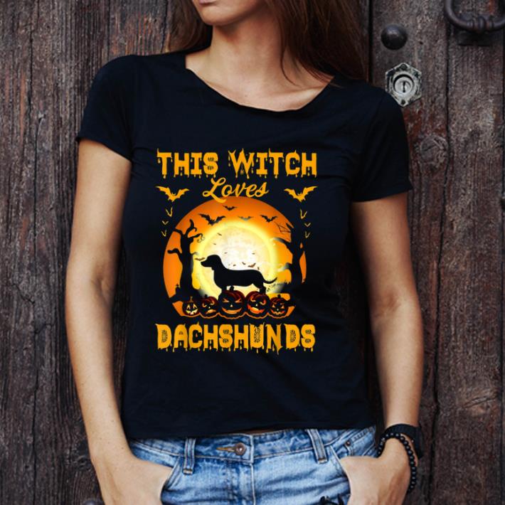 Beautiful This Witch Loves Dachshunds Halloween Cosplay shirt 1 - Beautiful This Witch Loves Dachshunds Halloween Cosplay shirt