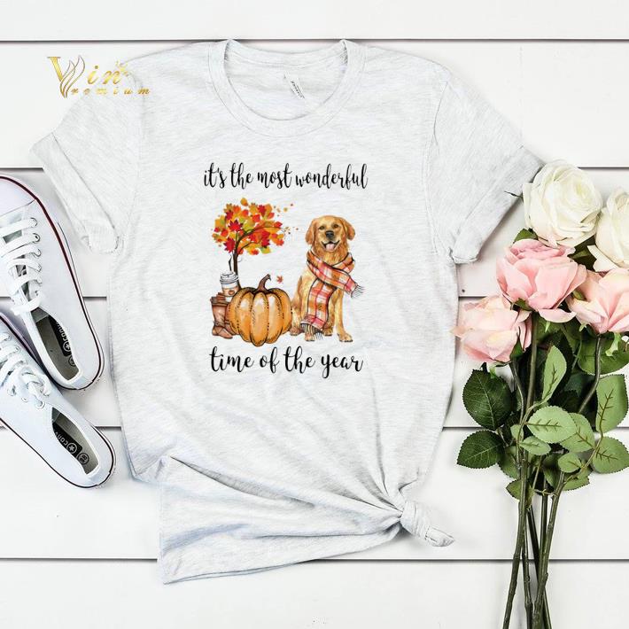 Golden Retriever it s the most wonderful time of the year Autumn shirt sweater 4 - Golden Retriever it's the most wonderful time of the year Autumn shirt sweater