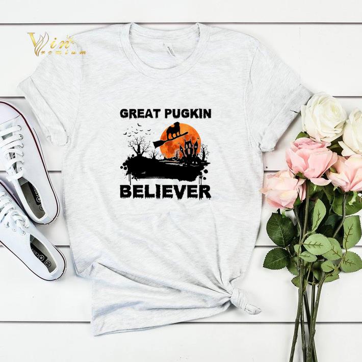 Halloween Pug Great pugkin believer sunset shirt 4 - Halloween Pug Great pugkin believer sunset shirt