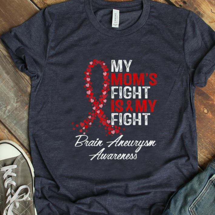 Hot Brain Aneurysm Awareness My Mom s Fight Is My Fight shirt 1 - Hot Brain Aneurysm Awareness My Mom's Fight Is My Fight shirt