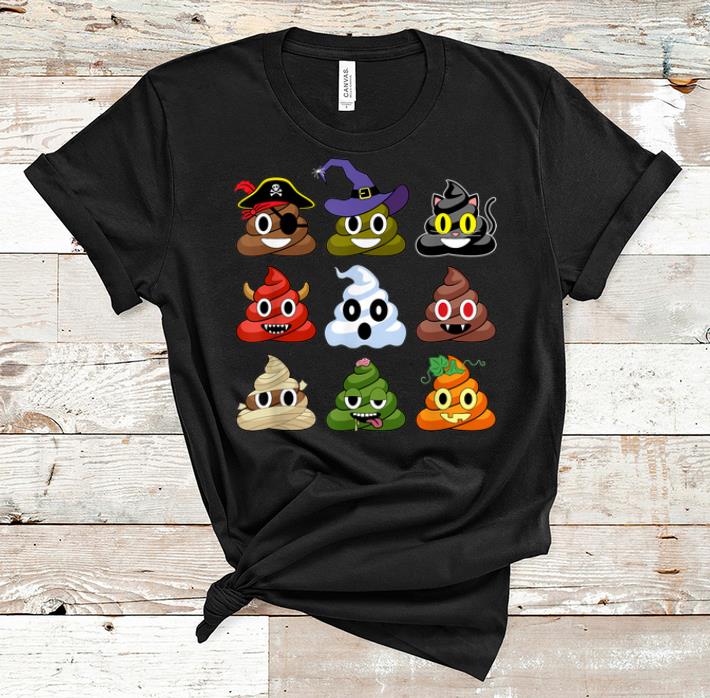 Hot Halloween Poop Emojis shirt 1 - Hot Halloween Poop Emojis shirt