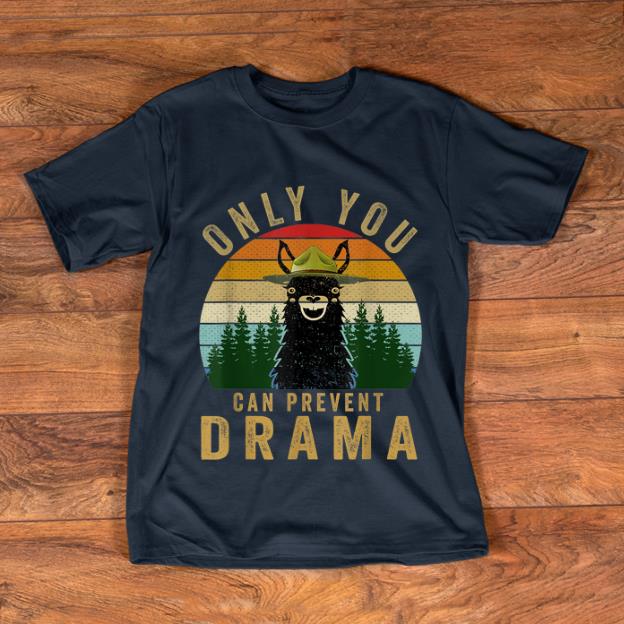 Hot Only you can prevent drama Llama Camping Vintage shirt 1 - Hot Only you can prevent drama Llama Camping Vintage shirt