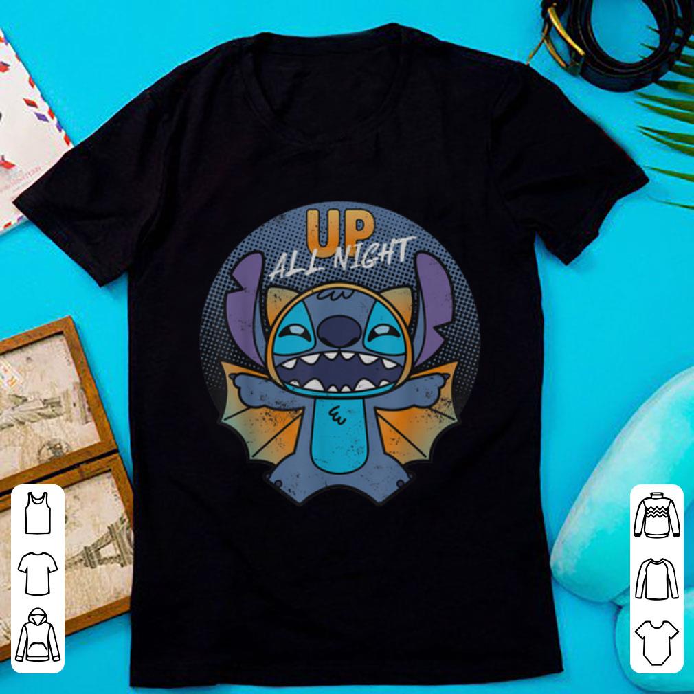 Nice Disney Stitch Halloween Bat Costume Up All Night shirt 1 - Nice Disney Stitch Halloween Bat Costume Up All Night shirt