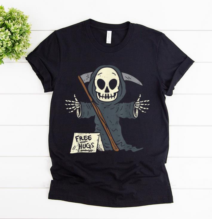 Nice Free Hugs Grim Reaper Scary The Death Halloween Costume shirt 1 - Nice Free Hugs Grim Reaper Scary The Death Halloween Costume shirt
