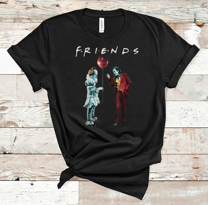 Nice Friends Pennywise With Joker shirt 1 - Nice Friends Pennywise With Joker shirt