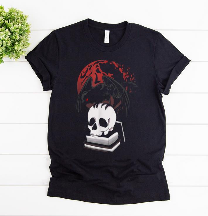 Nice Halloween Skull And Crow Evil Black Bird Dark Occult shirt 1 - Nice Halloween Skull And Crow Evil Black Bird Dark Occult shirt