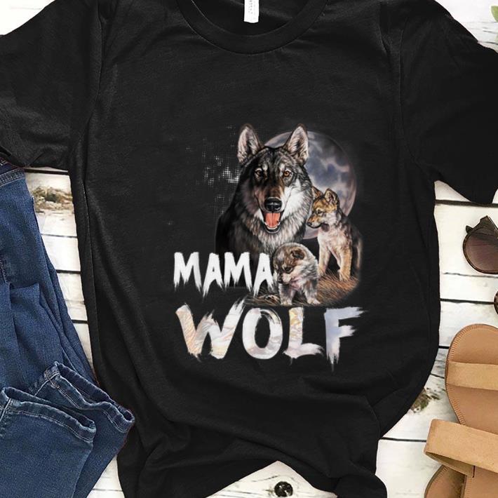 Nice Mama Wolf Family Wolves Moon Mom shirt 1 - Nice Mama Wolf Family Wolves Moon Mom shirt