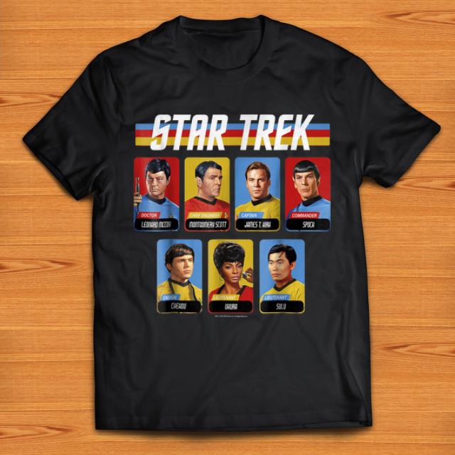 Nice Star Trek Original Series Crew Retro Rainbow shirts 1 - Nice Star Trek Original Series Crew Retro Rainbow shirts