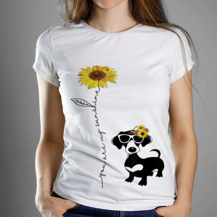 Nice You Are My Sunshine Sunflower Dachshund shirt 1 - Nice You Are My Sunshine Sunflower Dachshund shirt