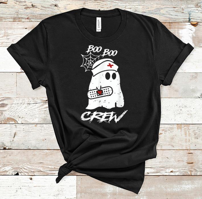 Official Boo Boo Crew Nurse Ghost Halloween Costume shirt 1 - Official Boo Boo Crew Nurse Ghost Halloween Costume shirt