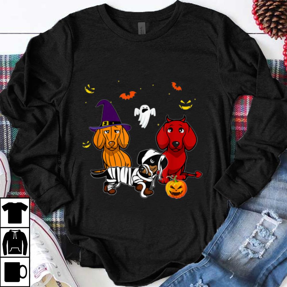 Official Dachshund Doxie Witch Devil Pumpkin Halloween shirt 1 - Official Dachshund Doxie Witch Devil Pumpkin Halloween shirt