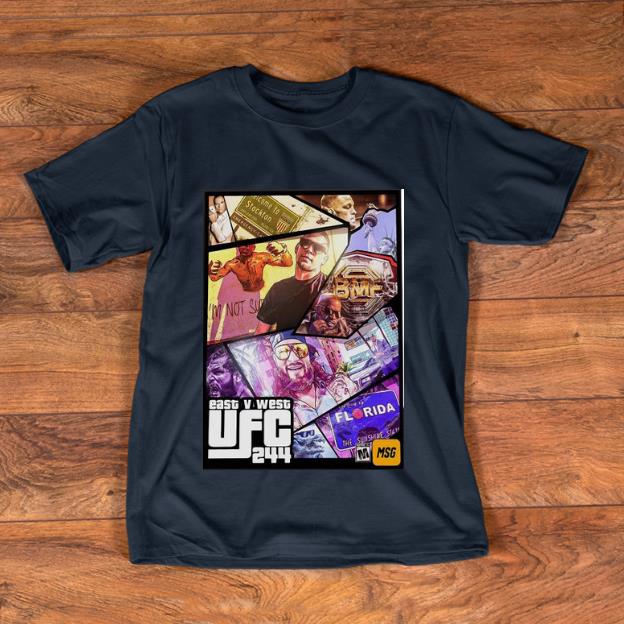 Official East And West UFC 244 Florida Nate Diaz Vs Jorge Masvidal shirt 1 - Official East And West UFC 244 Florida Nate Diaz Vs Jorge Masvidal shirt