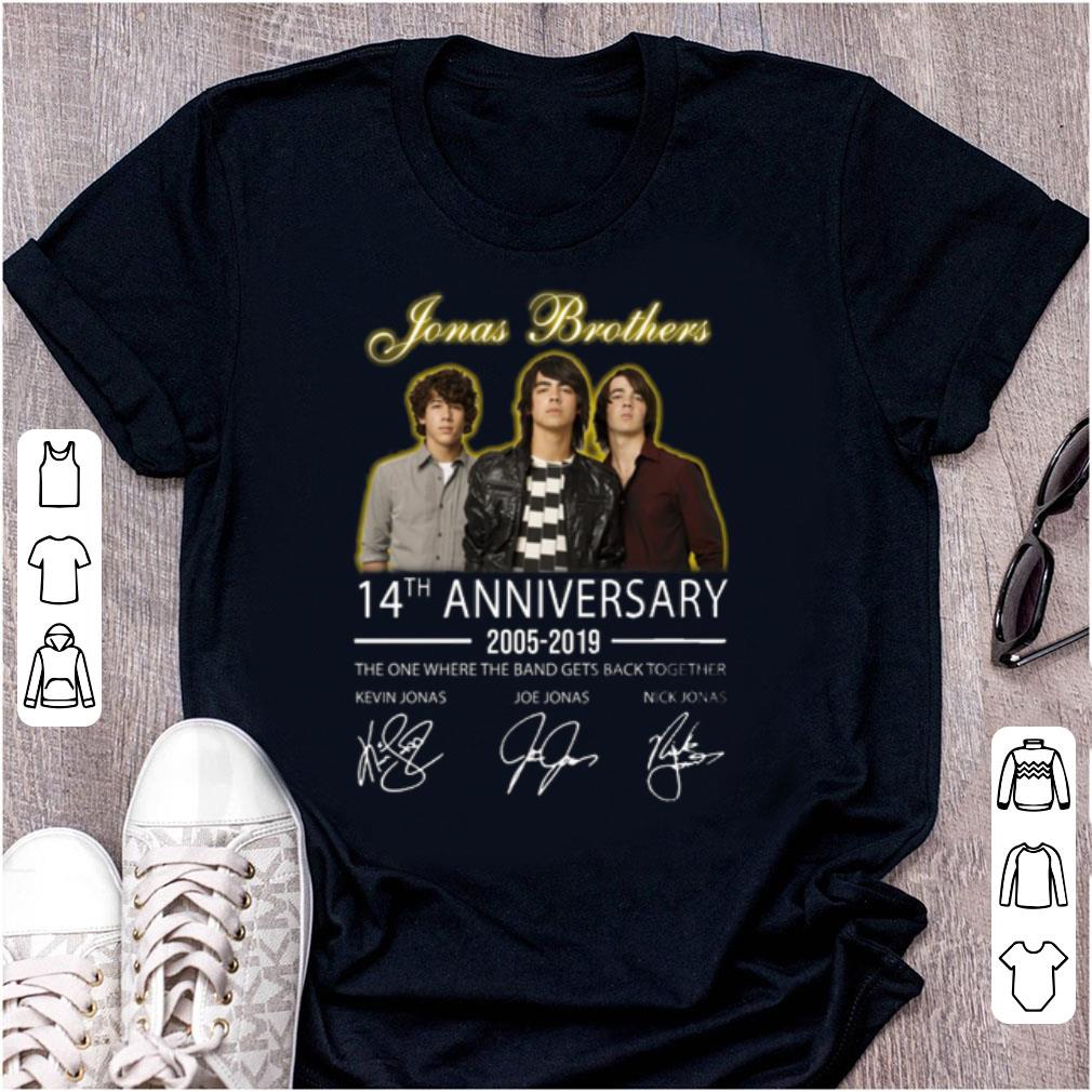 Official Jonas Brothers 14th Anniversary 2005 2019 shirt 1 - Official Jonas Brothers 14th Anniversary 2005-2019 shirt