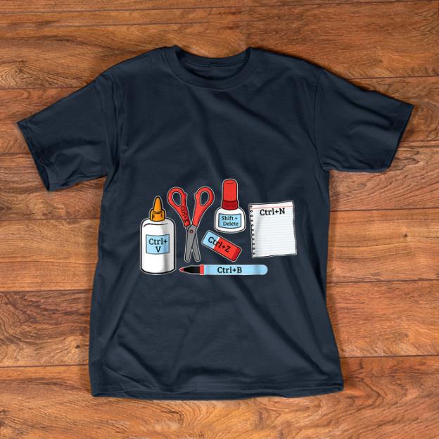 Official Real Life Computer Keyboard Shortcut Keys shirt 1 - Official Real Life Computer Keyboard Shortcut Keys shirt