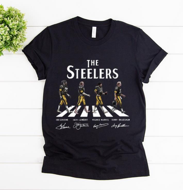 Original Abbey Road The Steelers Signatures shirt 1 - Original Abbey Road The Steelers Signatures shirt