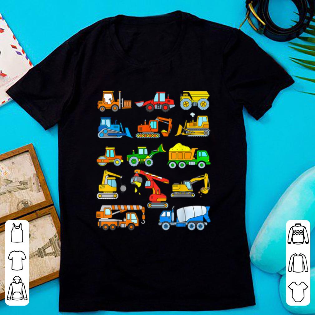 Original Construction Excavator Truck Cranes Excavator shirt 1 - Original Construction Excavator Truck Cranes Excavator shirt