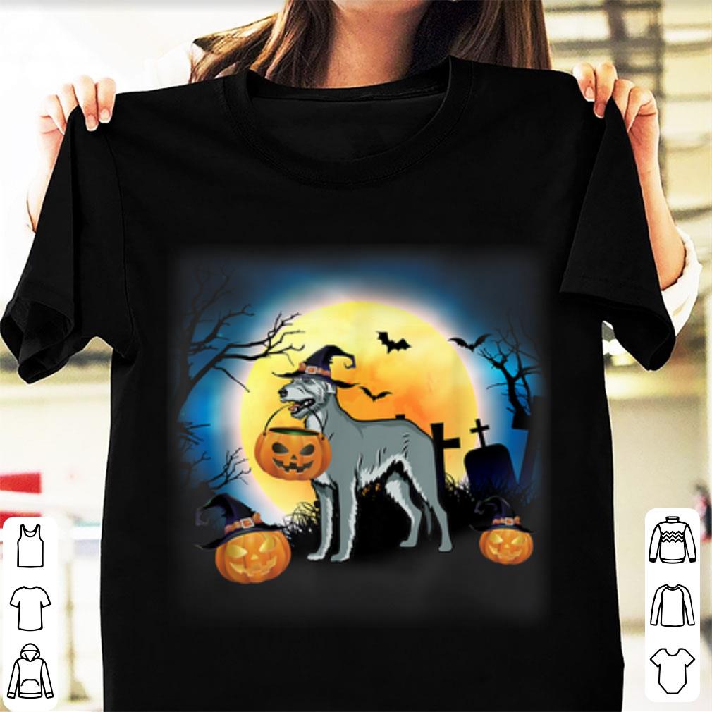 Original Irish Wolfhound And Pumpkin Halloween shirt 1 - Original Irish Wolfhound And Pumpkin Halloween shirt